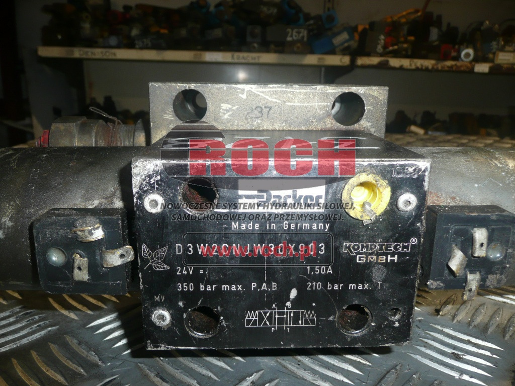 PARKER KOŚĆ - 1 SEKCYJNY + D3W2CNJW30X903 + MSM 924586-012 24V - Válvula hidráulica: foto 1 PARKER KOŚĆ - 1 SEKCYJNY + D3W2CNJW30X903 + MSM 924586-012 24V - Válvula hidráulica: foto 1
