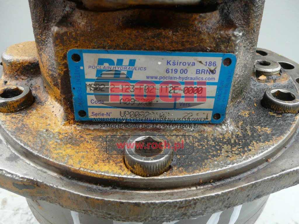 POCLAIN MS02-2-123-F02-112E-0000 A09526E - Motor hidráulico: foto 1 POCLAIN MS02-2-123-F02-112E-0000 A09526E - Motor hidráulico: foto 1