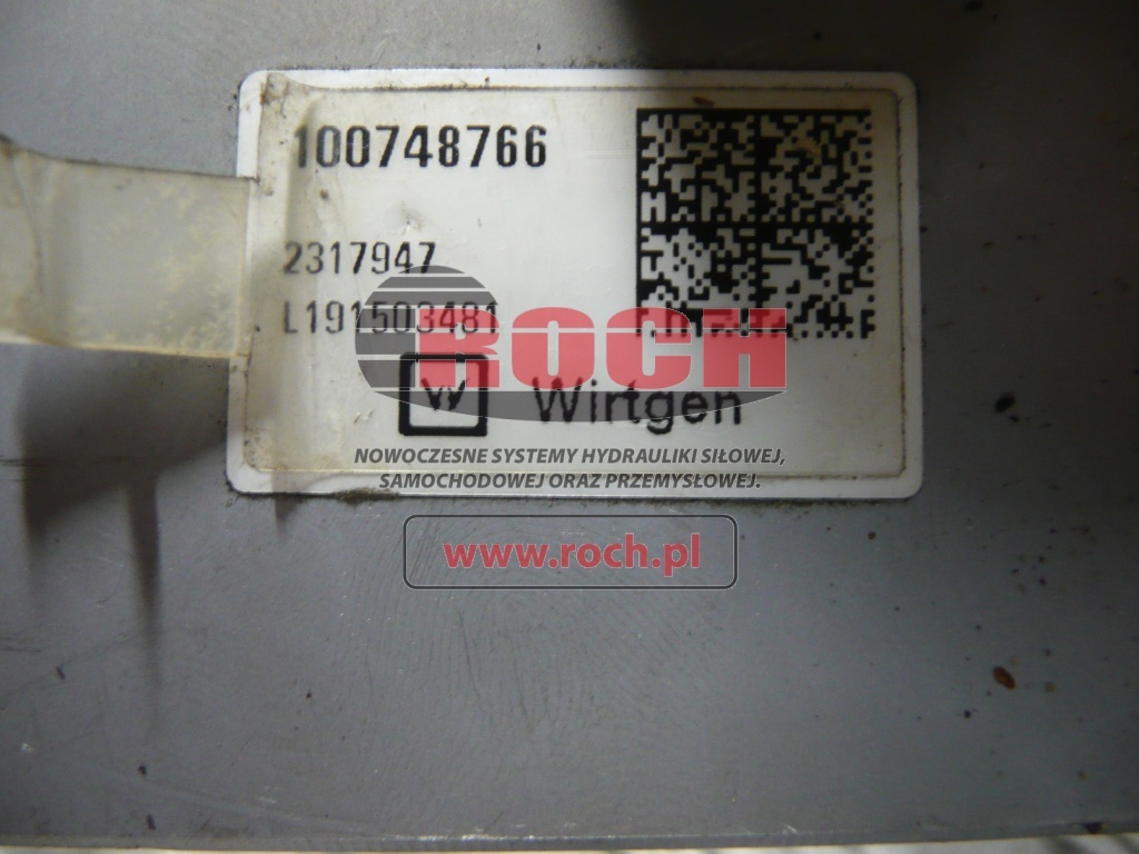 WIRTGEN 100748766 L191503481 - Válvula hidráulica: foto 2 WIRTGEN 100748766 L191503481 - Válvula hidráulica: foto 2