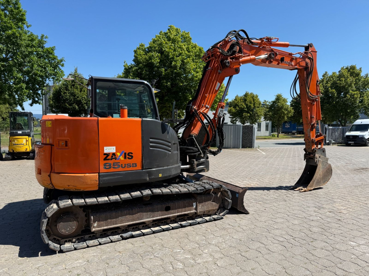 Hitachi ZX 85 USB-5A, Bj 17, 5190 BH, hydr. VA, MS08, TL - Miniexcavadora: foto 2 Hitachi ZX 85 USB-5A, Bj 17, 5190 BH, hydr. VA, MS08, TL - Miniexcavadora: foto 2