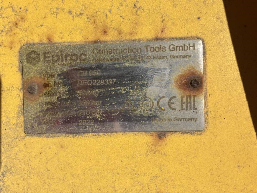 Epiroc Betonabbruchzange CB950 - Cizalla de demolición para Maquinaria de construcción: foto 5 Epiroc Betonabbruchzange CB950 - Cizalla de demolición para Maquinaria de construcción: foto 5