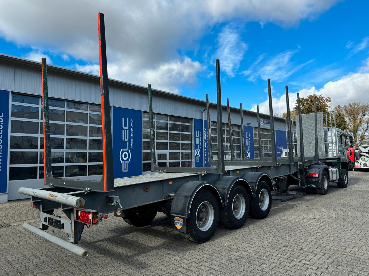 BLUMHARDT SAL.40.24 Holztransporter 3 Achse - Semirremolque maderero: foto 3 BLUMHARDT SAL.40.24 Holztransporter 3 Achse - Semirremolque maderero: foto 3