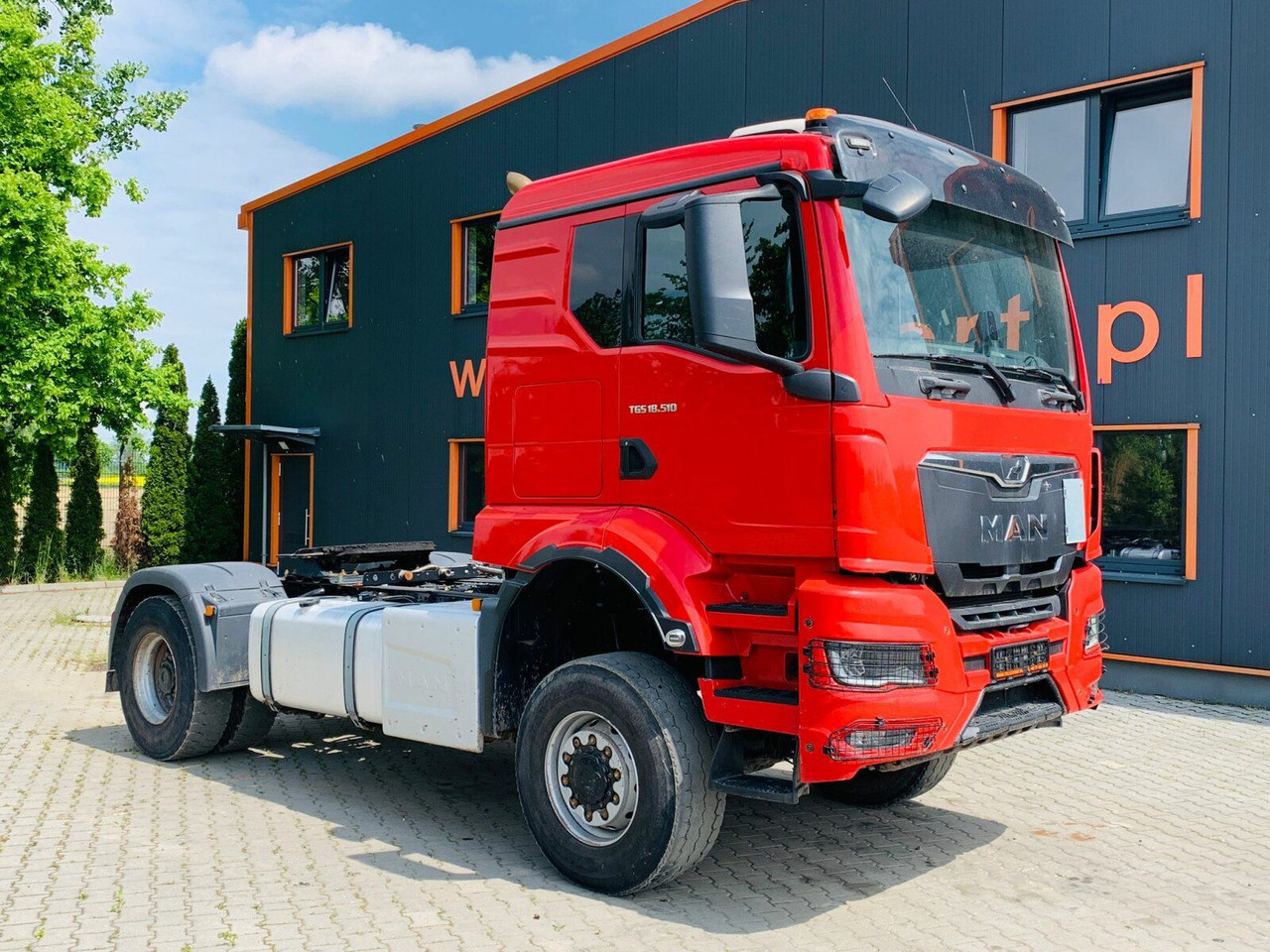 MAN TGS 18.510 4x4 SZM - Kipphyd. Blatt Luft Pritard - Cabeza tractora: foto 1 MAN TGS 18.510 4x4 SZM - Kipphyd. Blatt Luft Pritard - Cabeza tractora: foto 1