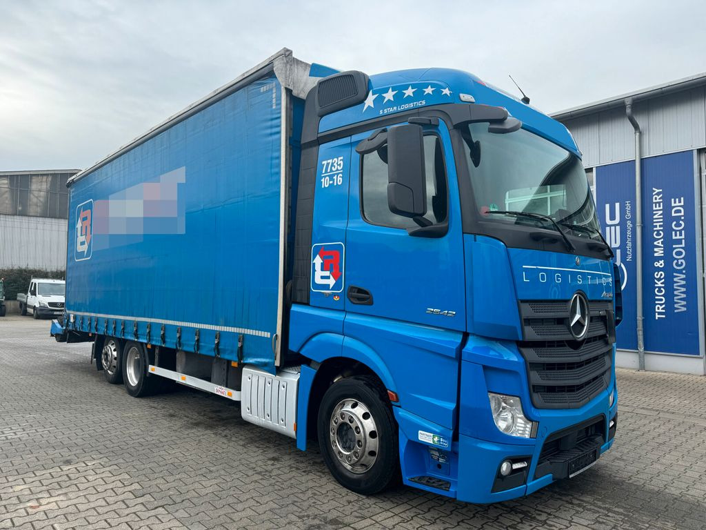 Camión lona Mercedes-Benz ACTROS 2542 6x2 Euro 6 Jumbo Pritsche *Stapler: foto 1