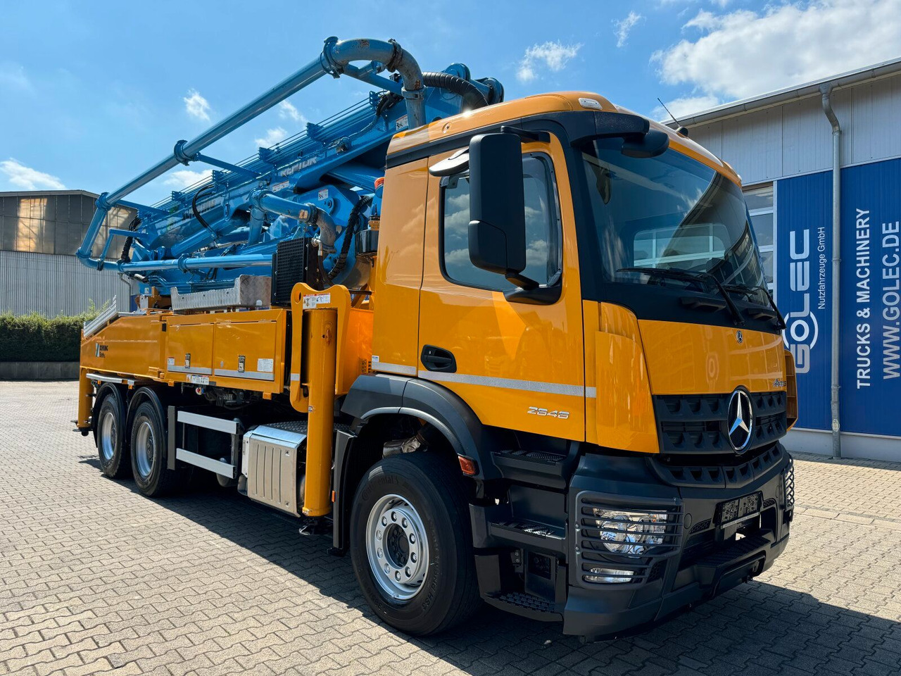 Mercedes-Benz AROCS 2646 6x4 Euro 6 Betonpumpe Schwing S 38 SX - Camión bomba de hormigón: foto 1 Mercedes-Benz AROCS 2646 6x4 Euro 6 Betonpumpe Schwing S 38 SX - Camión bomba de hormigón: foto 1