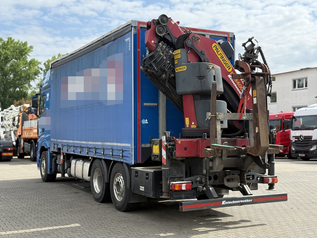 Mercedes-Benz Actros 6x2 Pritsche Kran Palfinger PK34002 + JIB - Camión grúa: foto 5 Mercedes-Benz Actros 6x2 Pritsche Kran Palfinger PK34002 + JIB - Camión grúa: foto 5