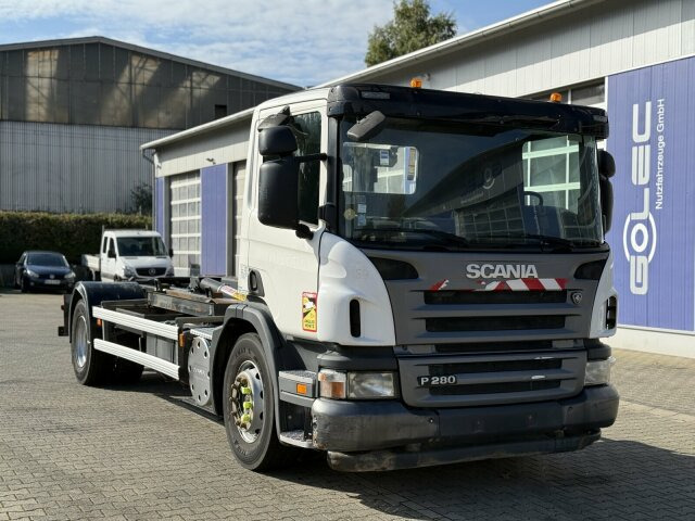 Scania P280 4x2 Abrollkipper Palfinger Knickhaken T15A - Camión multibasculante: foto 1 Scania P280 4x2 Abrollkipper Palfinger Knickhaken T15A - Camión multibasculante: foto 1