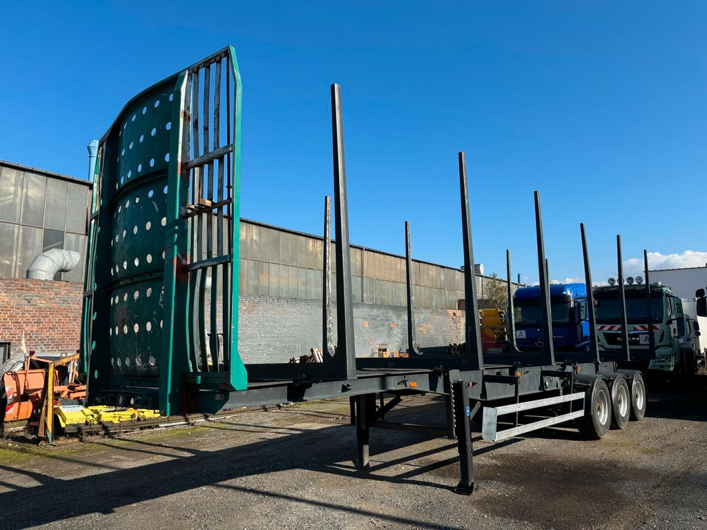 Schwarzmüller HS 3/E Langmaterial Holz 3 Achse 35.000 Kg - Semirremolque plataforma/ Caja abierta: foto 1 Schwarzmüller HS 3/E Langmaterial Holz 3 Achse 35.000 Kg - Semirremolque plataforma/ Caja abierta: foto 1