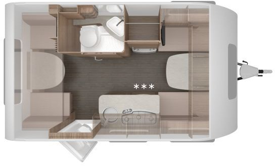 Knaus Sport 400 LK Silver Selection Auflastung 1500 - Caravana: foto 2 Knaus Sport 400 LK Silver Selection Auflastung 1500 - Caravana: foto 2