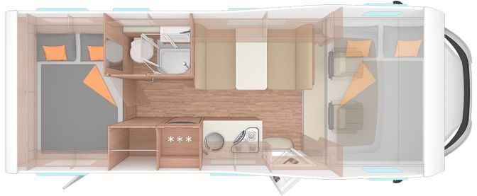 Weinsberg CaraHome 650 DG Viel Ausstattung. - Autocaravana capuchina: foto 2 Weinsberg CaraHome 650 DG Viel Ausstattung. - Autocaravana capuchina: foto 2