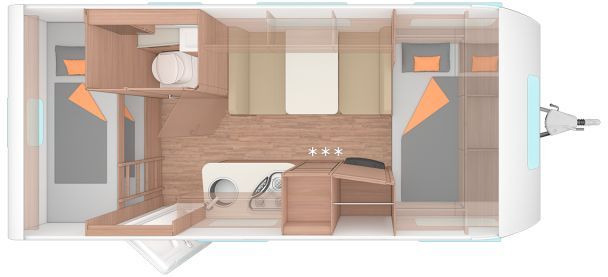 Weinsberg CaraOne 480 QDK 3 Pakete Weinsberg CaraOne 480 QDK 3 Pakete - Caravana: foto 2 Weinsberg CaraOne 480 QDK 3 Pakete Weinsberg CaraOne 480 QDK 3 Pakete - Caravana: foto 2