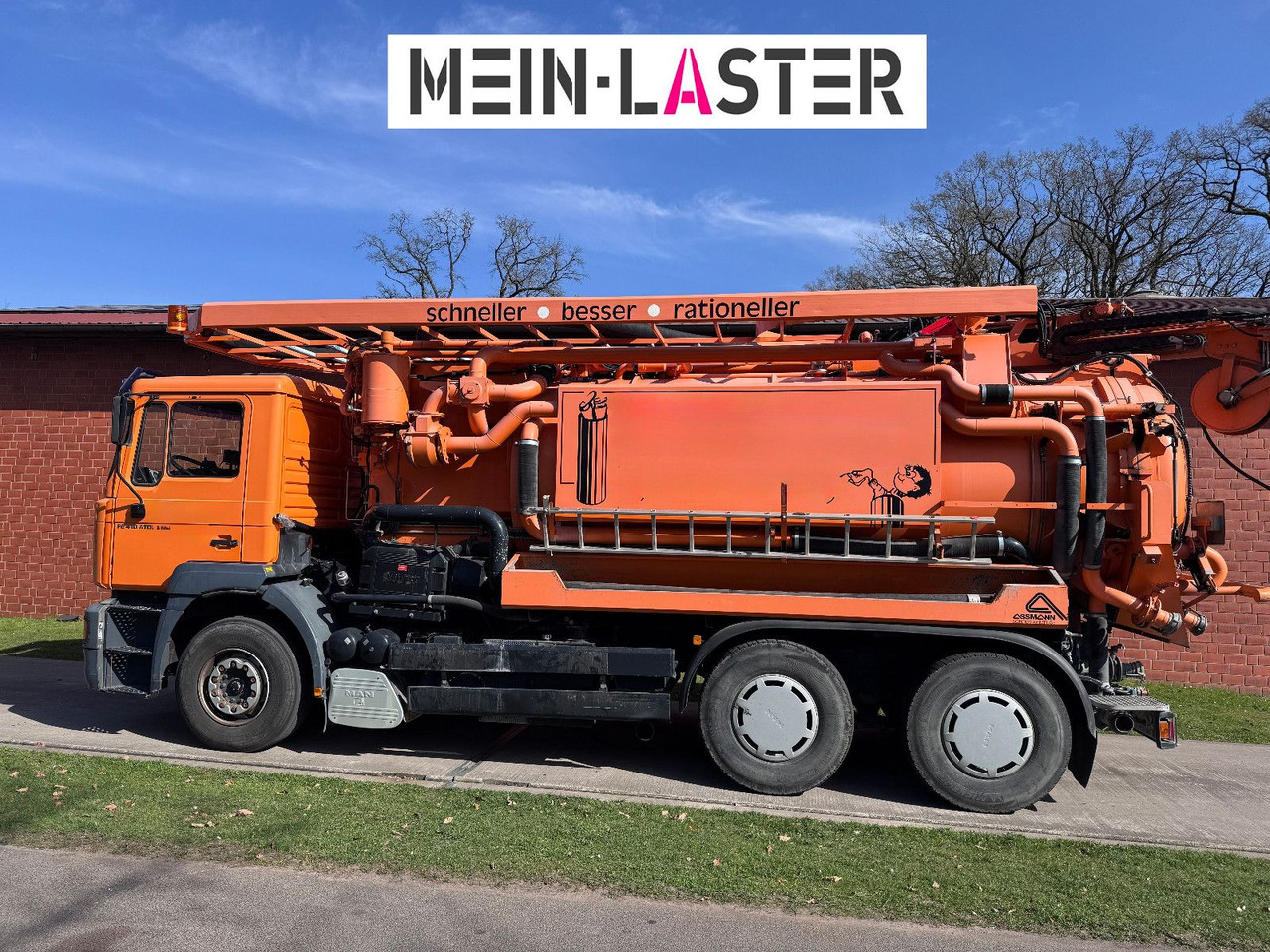 MAN FE 410 Assmann Saug HD Spüler Recycling + FB. - Limpieza de alcantarillado: foto 4 MAN FE 410 Assmann Saug HD Spüler Recycling + FB. - Limpieza de alcantarillado: foto 4
