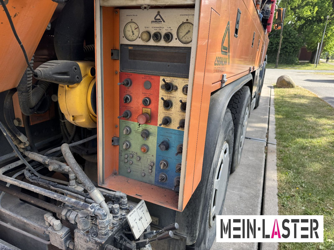 Limpieza de alcantarillado MAN FE 410 Assmann Saug HD Spüler Recycling +  FB.: foto 14