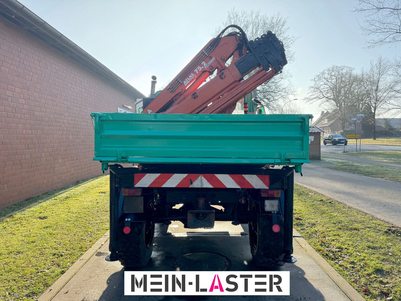 Camión grúa, Camión volquete Unimog U 1200 Atlas 75.2 Kran 14 m Funk FB  *1. Hand: foto 11