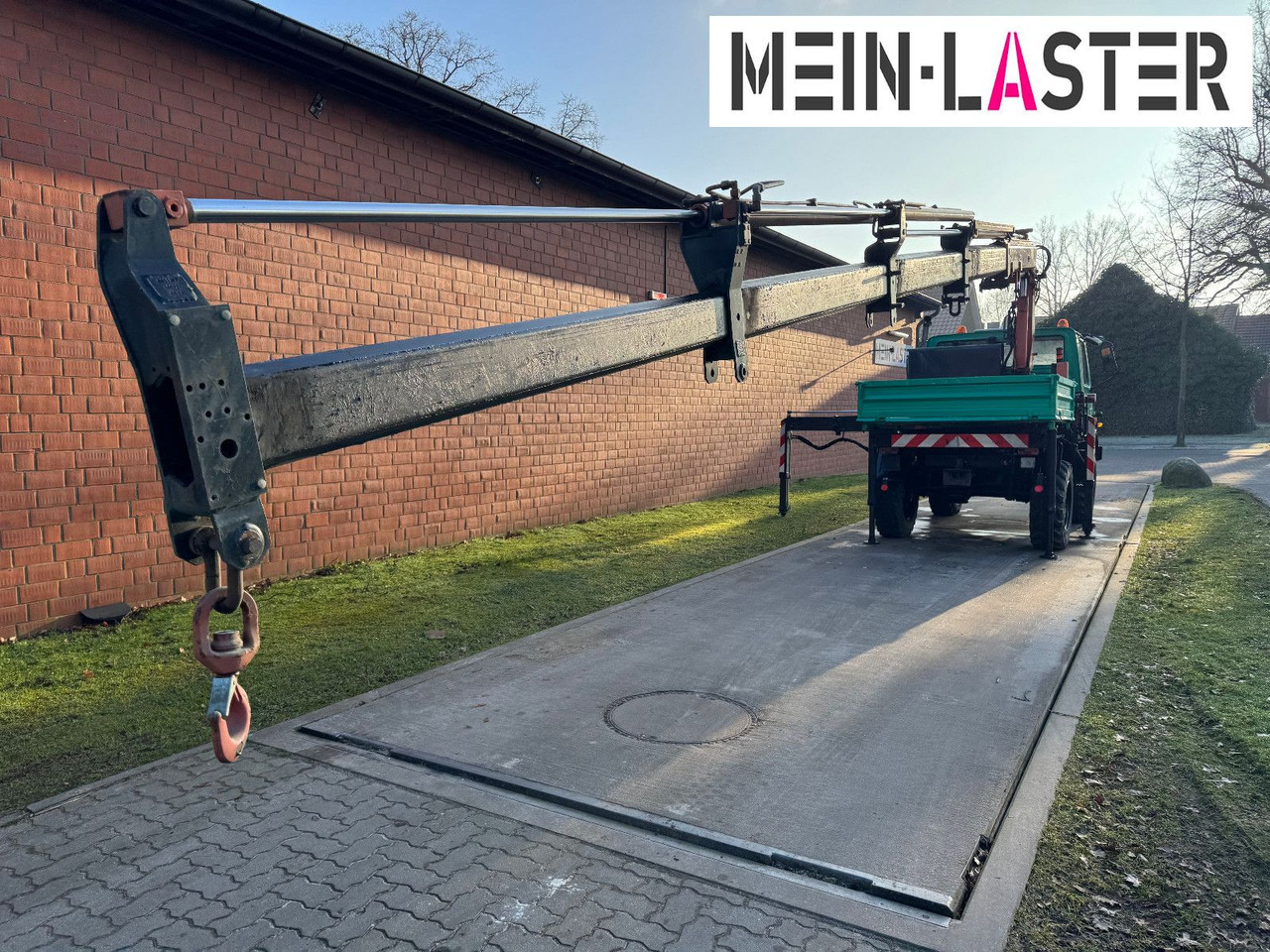 Camión grúa, Camión volquete Unimog U 1200 Atlas 75.2 Kran 14 m Funk FB  *1. Hand: foto 15