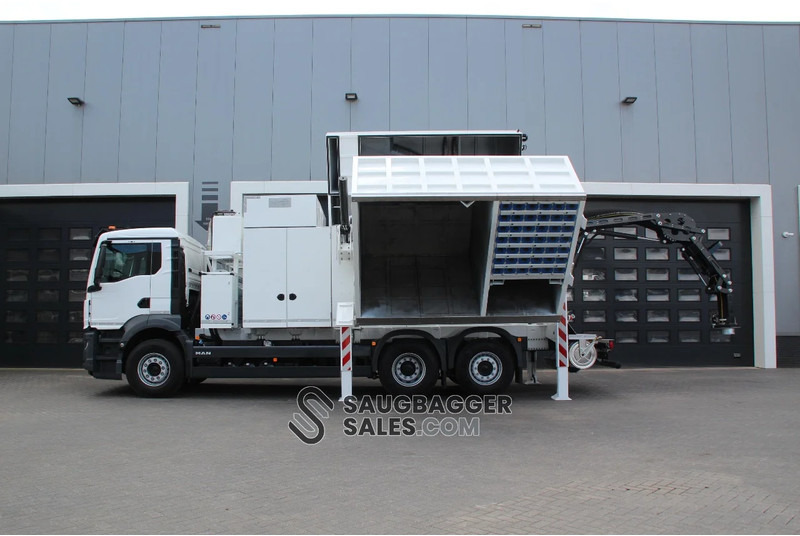 Limpieza de alcantarillado MAN TGS 26.510 6X2-4 MTS DINO 8 SAUGBAGGER: foto 13