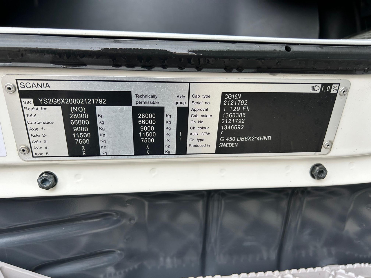 Camión frigorífico SCANIA G450: foto 24