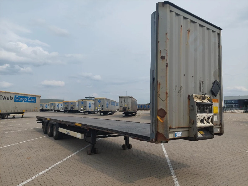 Krone 12x 2015 MEGA P400 HUCKEPACK FLAT + 2 x Stacks van 2x 2015 MEGA P400 HUCKEPACK - Semirremolque plataforma/ Caja abierta: foto 1 Krone 12x 2015 MEGA P400 HUCKEPACK FLAT + 2 x Stacks van 2x 2015 MEGA P400 HUCKEPACK - Semirremolque plataforma/ Caja abierta: foto 1