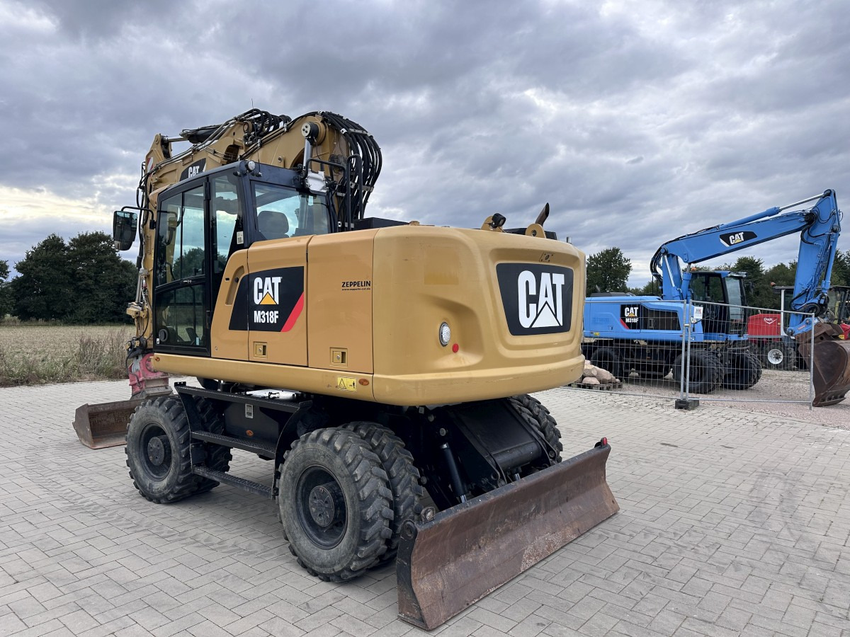 CATERPILLAR M 318 F Offset boom Deutsche Maschine Top ! - Excavadora de ruedas: foto 5 CATERPILLAR M 318 F Offset boom Deutsche Maschine Top ! - Excavadora de ruedas: foto 5