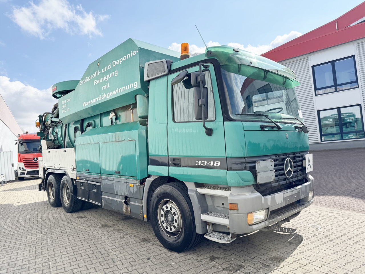Camión Mercedes-Benz Actros 3348 6x4 Actros 3348 6x4, V8, Kroll Saug-/Spülwagen ca. 14m³, Wasserrückgewinnung, Funk: foto 9