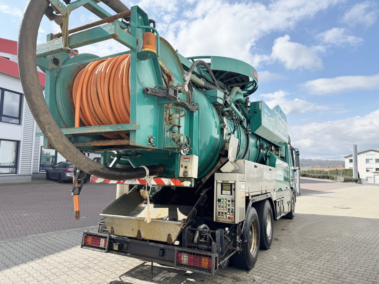 Camión Mercedes-Benz Actros 3348 6x4 Actros 3348 6x4, V8, Kroll Saug-/Spülwagen ca. 14m³, Wasserrückgewinnung, Funk: foto 13