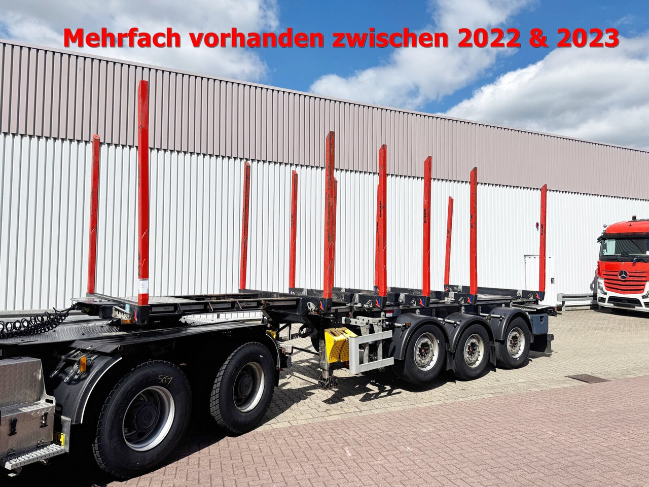 Doll LOGO H3L-14XL LOGO H3L-14XL, Liftachse, Nachlauflenkachse, teleskopierbar 9,4m-12,9 - Semirremolque maderero: foto 1 Doll LOGO H3L-14XL LOGO H3L-14XL, Liftachse, Nachlauflenkachse, teleskopierbar 9,4m-12,9 - Semirremolque maderero: foto 1