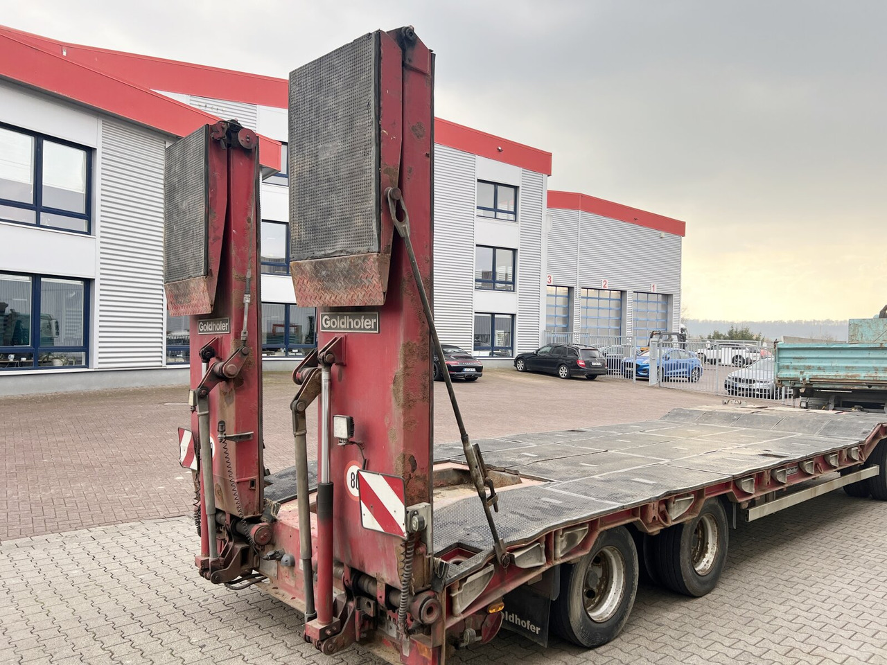 Remolque góndola rebajadas para transporte de equipos pesados Goldhofer TU 3-24/80 TU 3-24/80, hydr. Rampen, Verbr. auf 3m: foto 12