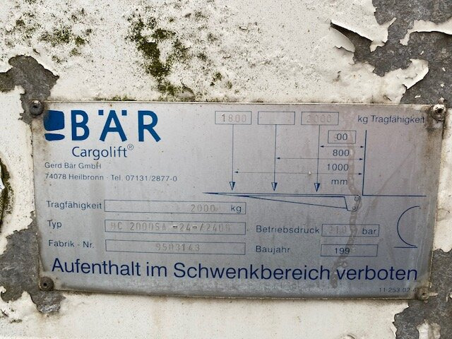 KA 18 ROHR 2-A-Kühlanhänger, LBW - Remolque frigorífico: foto 5 KA 18 ROHR 2-A-Kühlanhänger, LBW - Remolque frigorífico: foto 5