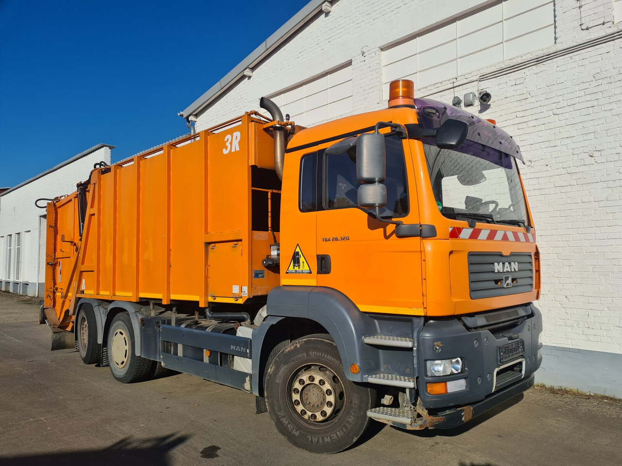 Camión de basura para transporte de basura MAN TGA 28.320 6x2-4 BL TGA 28.320 6X2-4 BL, Lenkachse, Schörling 3R20SEW, Zöller-Schüttung: foto 11