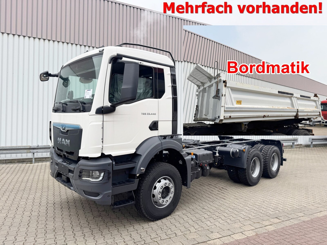 MAN TGS 33.440 6x4 BB TGS 33.440 6x4 BB, Bordmatik, mehrfach vorhanden! - Camión volquete: foto 1 MAN TGS 33.440 6x4 BB TGS 33.440 6x4 BB, Bordmatik, mehrfach vorhanden! - Camión volquete: foto 1