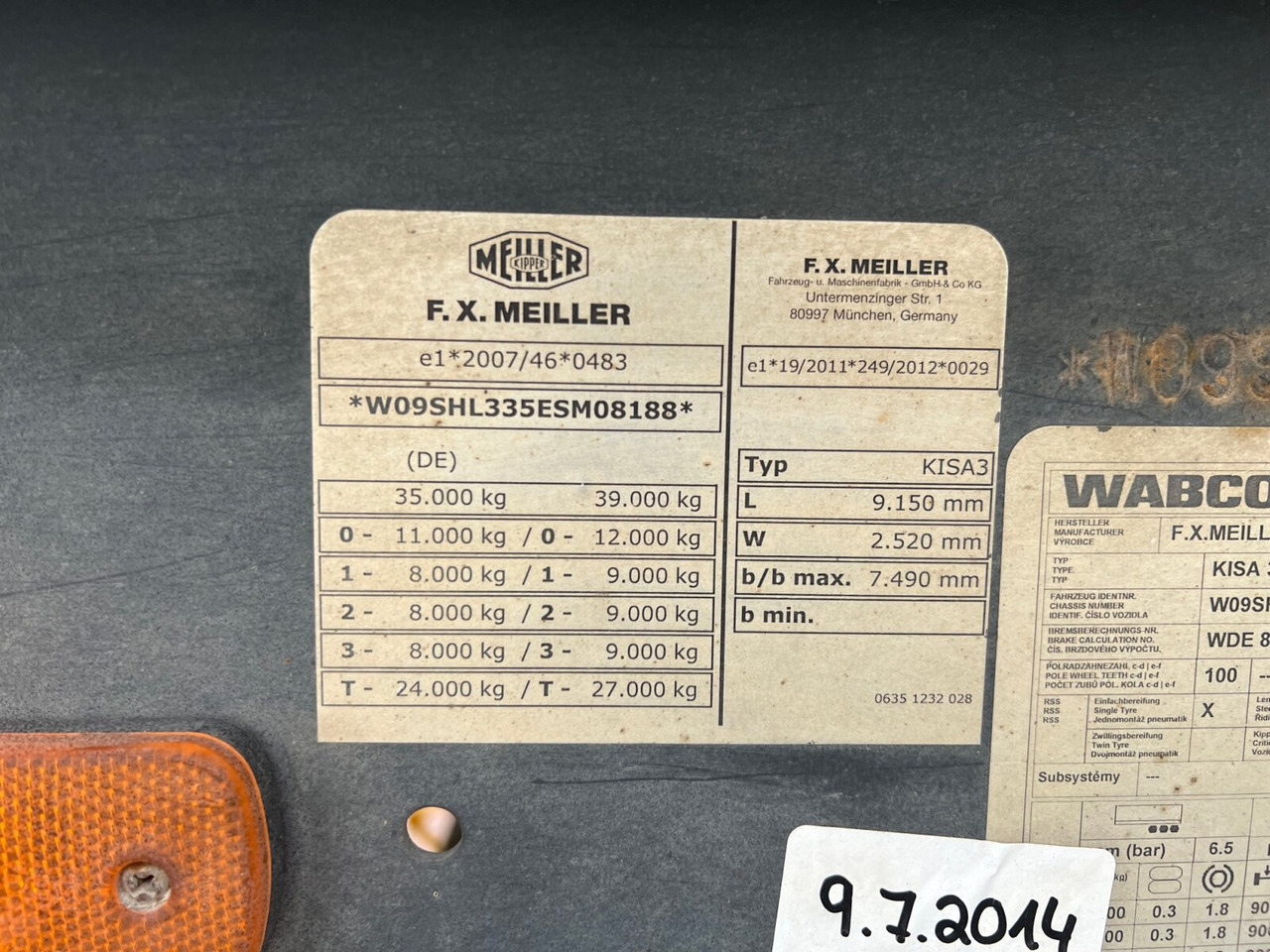 Meiller MHPS 12/27 MHPS 12/27, Stahlmulde ca. 26m³, Liftachse - Semirremolque volquete: foto 2 Meiller MHPS 12/27 MHPS 12/27, Stahlmulde ca. 26m³, Liftachse - Semirremolque volquete: foto 2