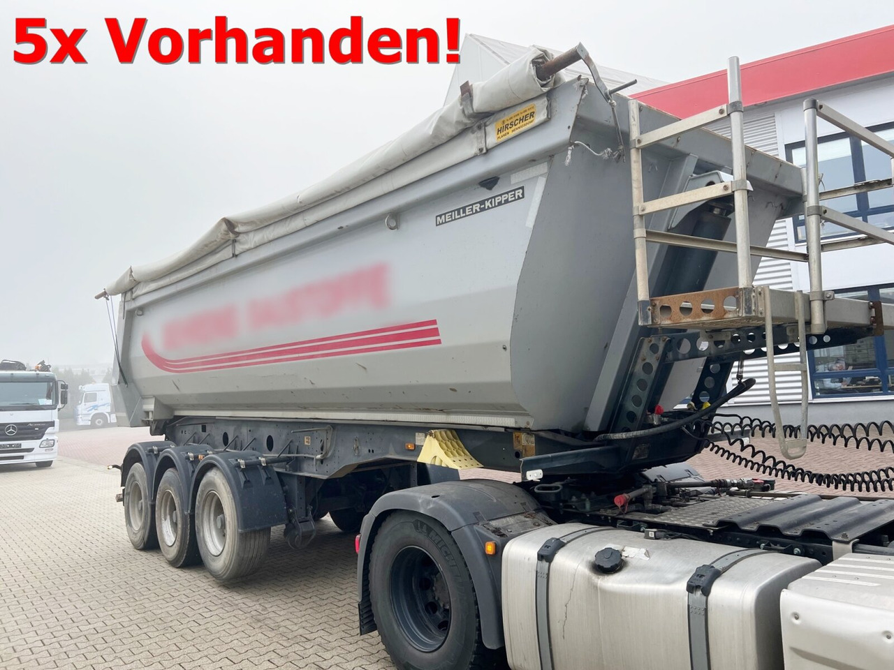 Meiller MHPS 12/27 MHPS 12/27, Stahlmulde ca. 26m³, Liftachse - Semirremolque volquete: foto 1 Meiller MHPS 12/27 MHPS 12/27, Stahlmulde ca. 26m³, Liftachse - Semirremolque volquete: foto 1