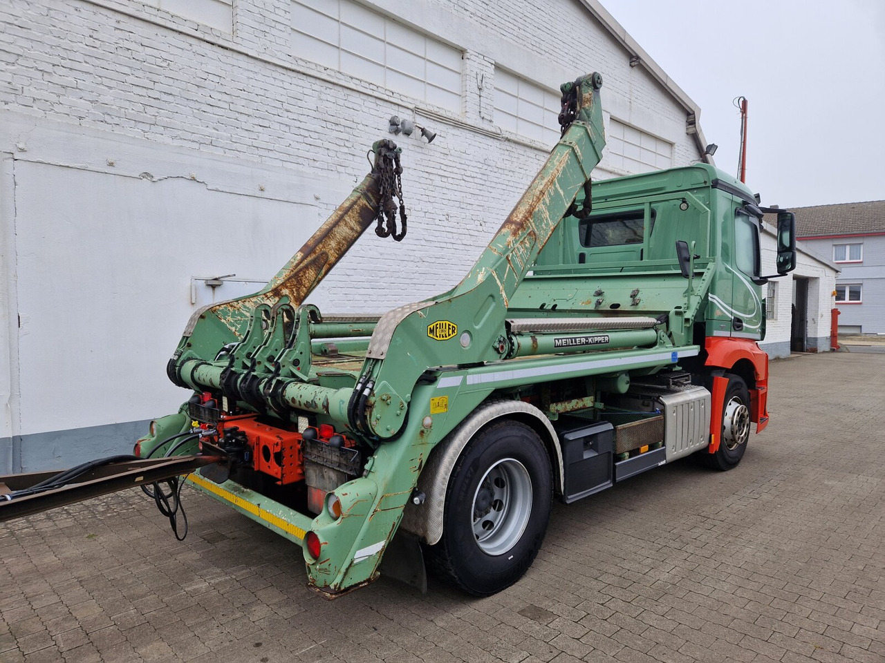 Camión portacontenedor de cadenas Mercedes-Benz Antos 1848 L 4x2 Antos 1848 L 4x2, Meiller AK 12 MTG Teleskop, Funk, Retarder, Klima, Standhzg.,: foto 9 Camión portacontenedor de cadenas Mercedes-Benz Antos 1848 L 4x2 Antos 1848 L 4x2, Meiller AK 12 MTG Teleskop, Funk, Retarder, Klima, Standhzg.,: foto 9