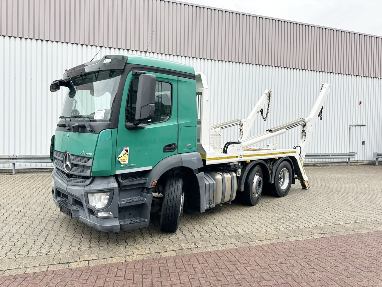 Mercedes-Benz Antos 2540 L 6x2 Antos 2540 L 6x2, Vorlauflenk-/Liftachse, Teleabsetzer - Camión portacontenedor de cadenas: foto 1 Mercedes-Benz Antos 2540 L 6x2 Antos 2540 L 6x2, Vorlauflenk-/Liftachse, Teleabsetzer - Camión portacontenedor de cadenas: foto 1