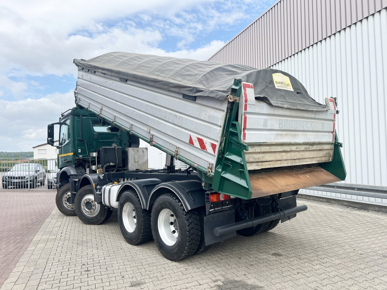 Camión volquete Mercedes-Benz Arocs 3243 K 8x4 Arocs 3243 K 8x4, Ressenig Thermo Alukipper 3-S: foto 11