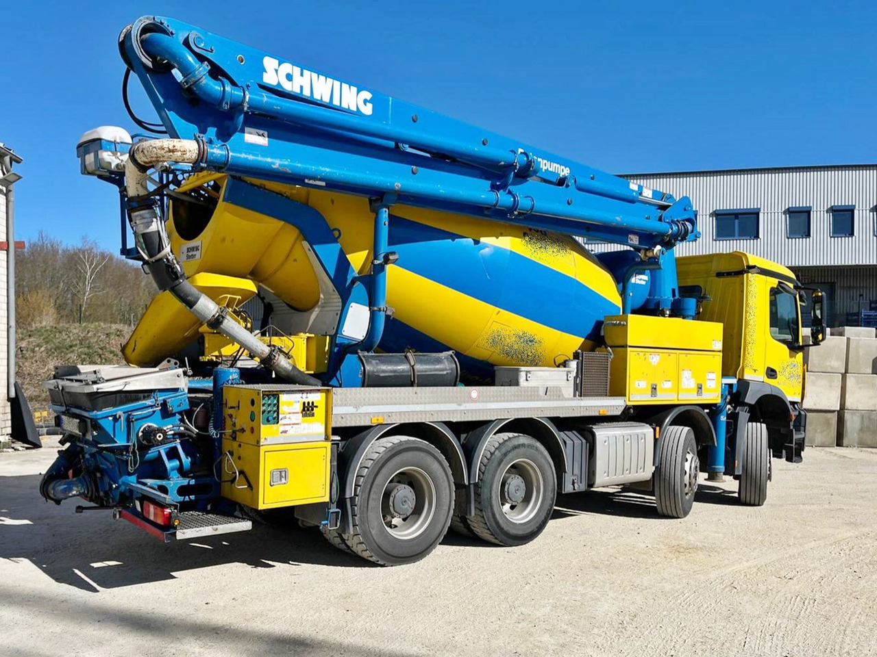 Camión hormigonera Mercedes-Benz Arocs 3246 B 8x4 Stetter Mischer 7m³, Pumpe 25m Arocs 3246 B 8x4 Stetter Mischer 7m³, Pumpe 25m: foto 11