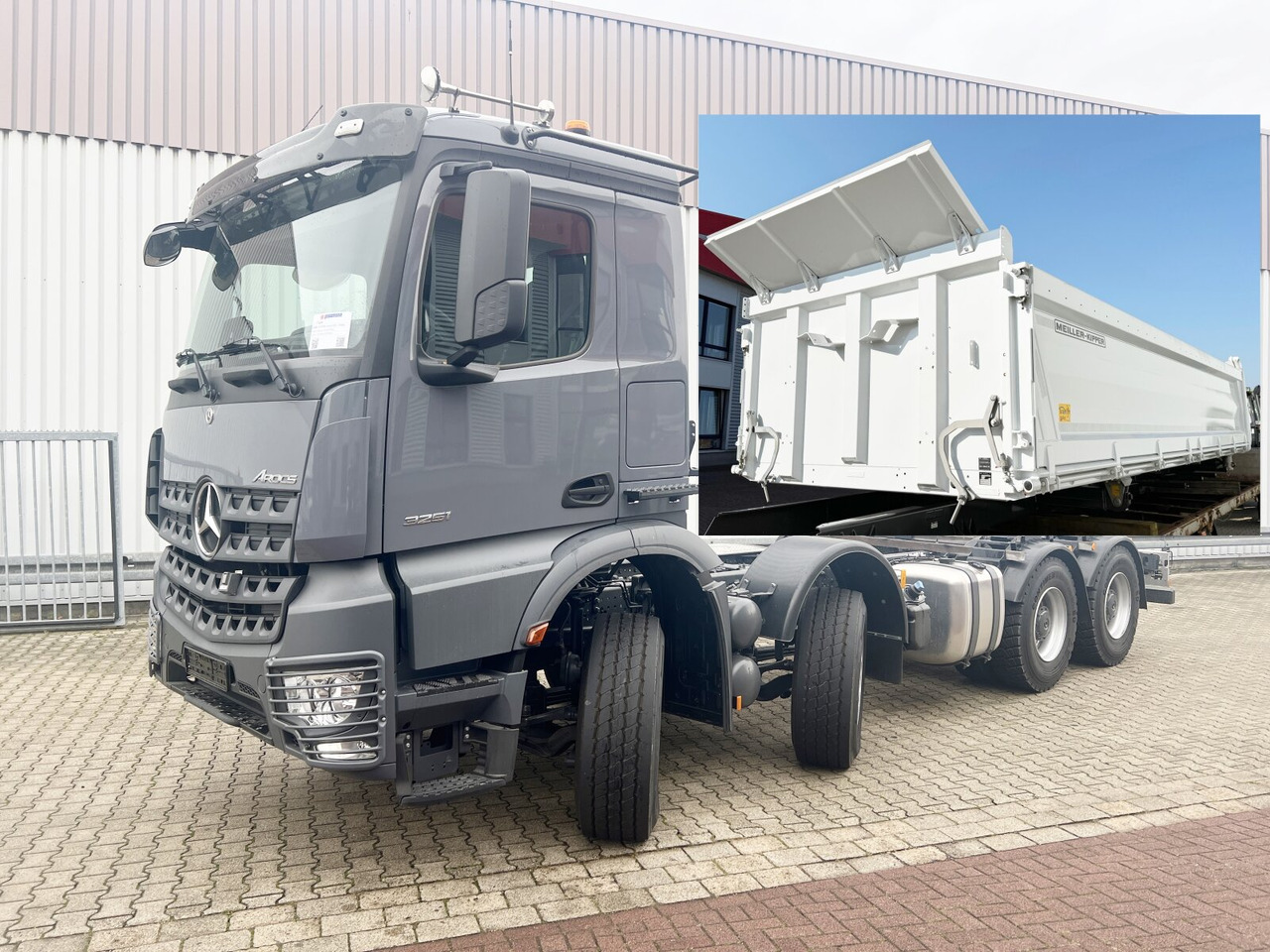 Mercedes-Benz Arocs 3251 L 8x4/4 Arocs 3251 L 8x4/4, Motorabtrieb - Camión volquete: foto 1 Mercedes-Benz Arocs 3251 L 8x4/4 Arocs 3251 L 8x4/4, Motorabtrieb - Camión volquete: foto 1