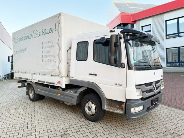 Camión lona Mercedes-Benz Atego 822 4x2 Atego 822 4x2, Doka mit Kombisitzbank: foto 8
