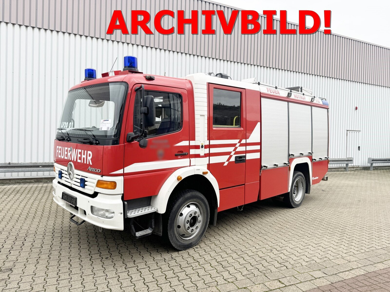 Mercedes-Benz Atego 917 4x4, LF 10 Atego 917 4x4, LF 10, Einzelbereifung, AT-Motor - Ambulancia: foto 1 Mercedes-Benz Atego 917 4x4, LF 10 Atego 917 4x4, LF 10, Einzelbereifung, AT-Motor - Ambulancia: foto 1
