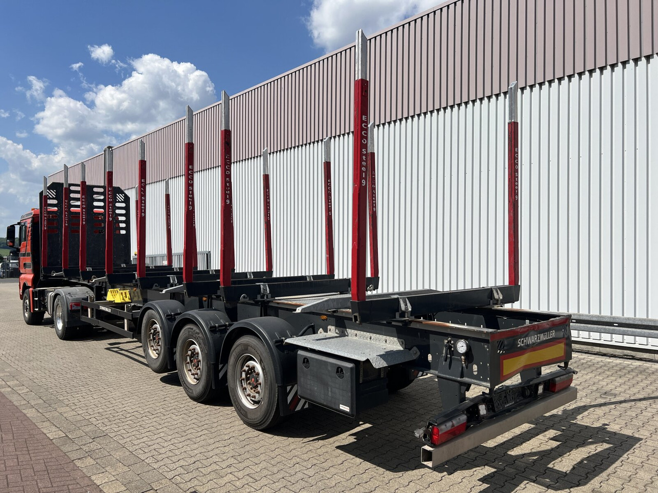 Schwarzmüller 3-Achs Holzauflieger 3-Achs Holzauflieger, Liftachse, MEHRFACH VORHANDEN! - Semirremolque maderero: foto 3 Schwarzmüller 3-Achs Holzauflieger 3-Achs Holzauflieger, Liftachse, MEHRFACH VORHANDEN! - Semirremolque maderero: foto 3