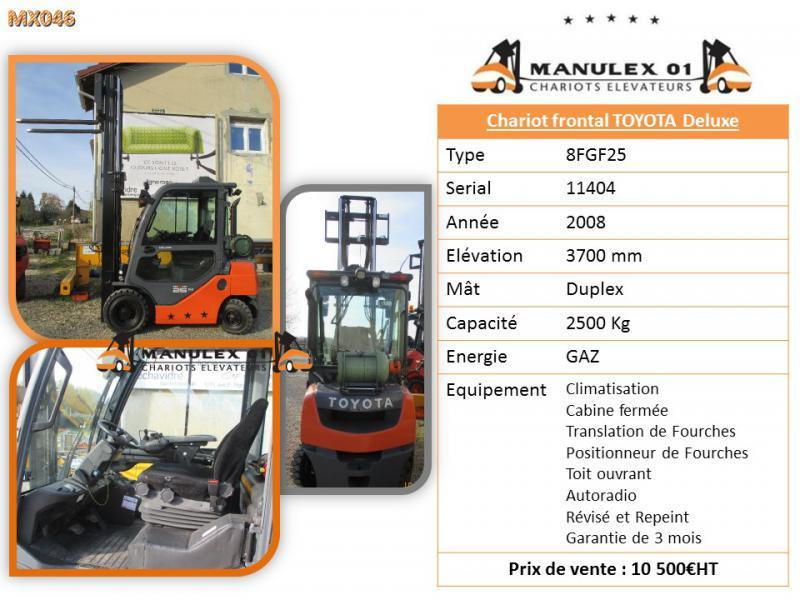 Toyota 8FGF25 - Carretilla elevadora de gas: foto 5 Toyota 8FGF25 - Carretilla elevadora de gas: foto 5