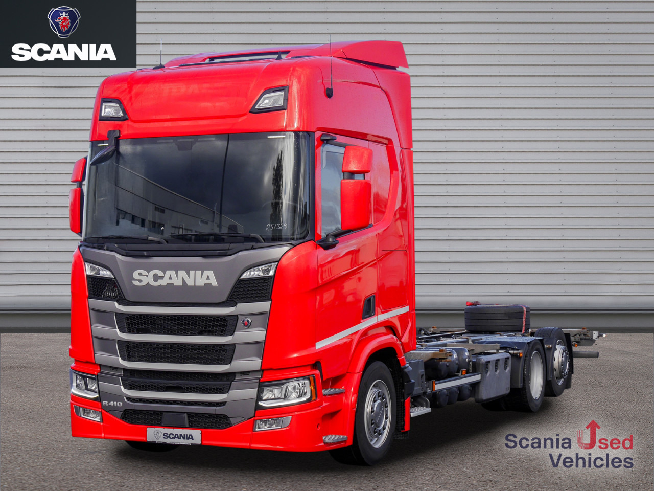 Camión portacontenedore/ Intercambiable SCANIA R 410 B6x2*4LB Jumbo, Lenkachse, Standklima: foto 1