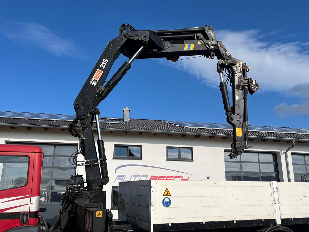 Mercedes-Benz SK 1820 mit HIAB 215-5 mit Jib und Winde - Camión caja abierta, Camión grúa: foto 2 Mercedes-Benz SK 1820 mit HIAB 215-5 mit Jib und Winde - Camión caja abierta, Camión grúa: foto 2