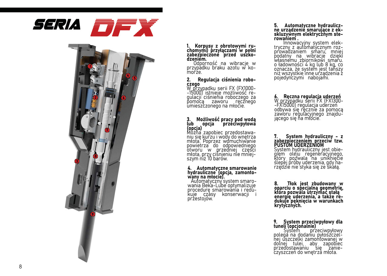 DEMOQ DFX5000 Hydraulic breaker 4850 kg - Martillo hidráulico para Excavadora: foto 3 DEMOQ DFX5000 Hydraulic breaker 4850 kg - Martillo hidráulico para Excavadora: foto 3