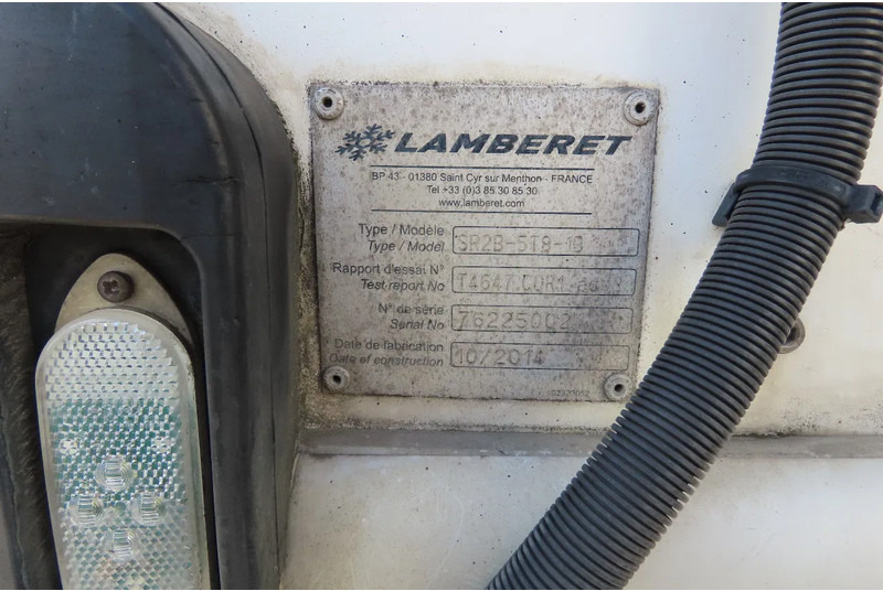 Semirremolque frigorífico LAMBERET FRC 07/2026, SAF, 5496 diesel hours, CARRIER VECTOR 1550: foto 17