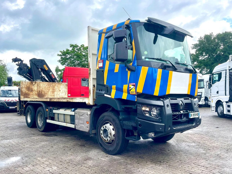 Renault C430 Bj 2018 HIAB X-HIDOU 18 8 RETARDER, WHEELBASE 4.35M, NAVI - Camión grúa: foto 1 Renault C430 Bj 2018 HIAB X-HIDOU 18 8 RETARDER, WHEELBASE 4.35M, NAVI - Camión grúa: foto 1