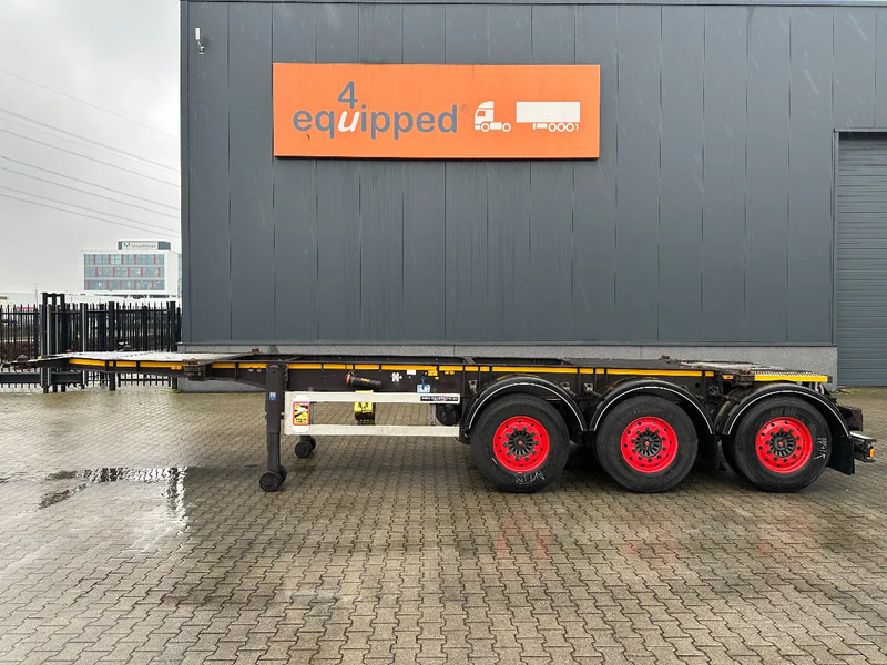 Burg 20FT ADR (EX/II, EX/III, FL, AT), Leergewicht: 3.690kg, SAF INTRADISC, 2x Liftachse, ALCOA, NL-Chassis, APK/ADR: 02-2026 - Semirremolque portacontenedore/ Intercambiable: foto 2 Burg 20FT ADR (EX/II, EX/III, FL, AT), Leergewicht: 3.690kg, SAF INTRADISC, 2x Liftachse, ALCOA, NL-Chassis, APK/ADR: 02-2026 - Semirremolque portacontenedore/ Intercambiable: foto 2