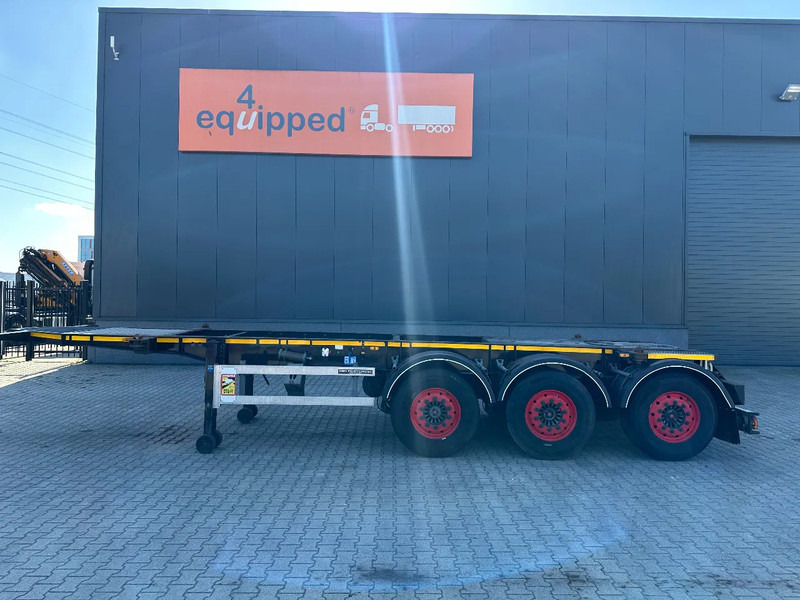 Burg 20FT ADR (EX/II, EX/III, FL, AT), Leergewicht: 3.690kg, SAF INTRADISC, 2x liftaxle, ALCOA, NL-Chassis, APK/ADR: 08-2025 - Semirremolque portacontenedore/ Intercambiable: foto 2 Burg 20FT ADR (EX/II, EX/III, FL, AT), Leergewicht: 3.690kg, SAF INTRADISC, 2x liftaxle, ALCOA, NL-Chassis, APK/ADR: 08-2025 - Semirremolque portacontenedore/ Intercambiable: foto 2