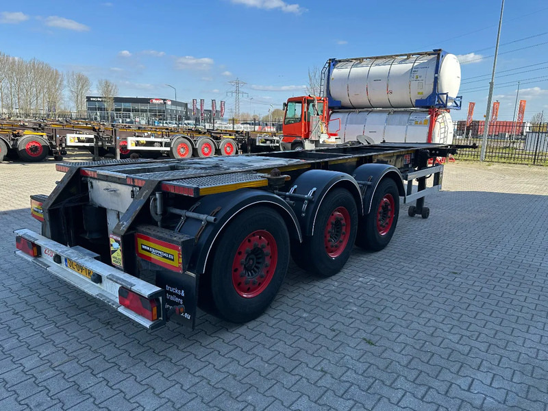 Burg 20FT ADR (EX/II, EX/III, FL, AT), Leergewicht: 3.690kg, SAF INTRADISC, 2x liftaxle, ALCOA, NL-Chassis, APK/ADR: 08-2025 - Semirremolque portacontenedore/ Intercambiable: foto 3 Burg 20FT ADR (EX/II, EX/III, FL, AT), Leergewicht: 3.690kg, SAF INTRADISC, 2x liftaxle, ALCOA, NL-Chassis, APK/ADR: 08-2025 - Semirremolque portacontenedore/ Intercambiable: foto 3