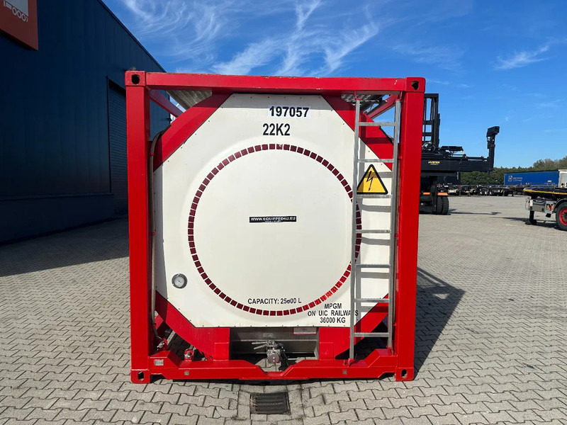 CIMC 20FT ISO, 25.080L / 1-COMP / 3 BAFFELS / 4 covers, 5Y valid until 12/2026 - Contenedor cisterna: foto 3 CIMC 20FT ISO, 25.080L / 1-COMP / 3 BAFFELS / 4 covers, 5Y valid until 12/2026 - Contenedor cisterna: foto 3